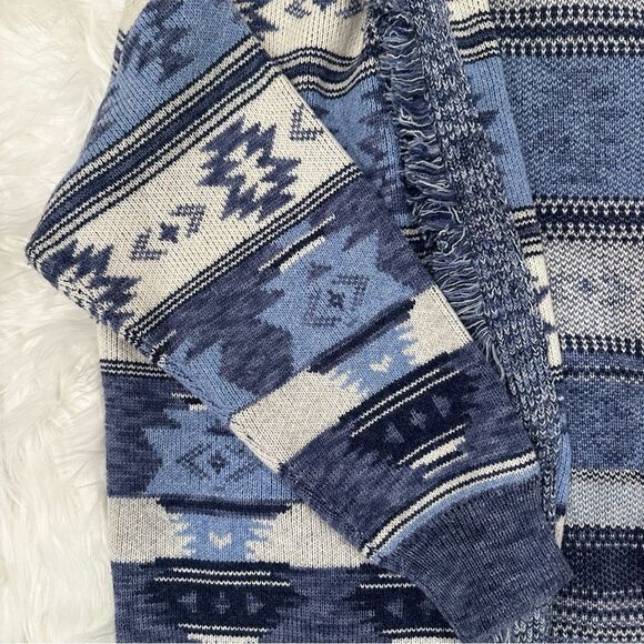 Intermix Lucy Fringed Striped Jacquard Cardigan - Picture 4 of 15